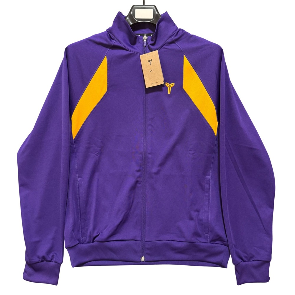 Nike Kobe Bryant Mamba Mentality‎ Track Jacket Purple Amarillo HJ8097-547 Mens S
